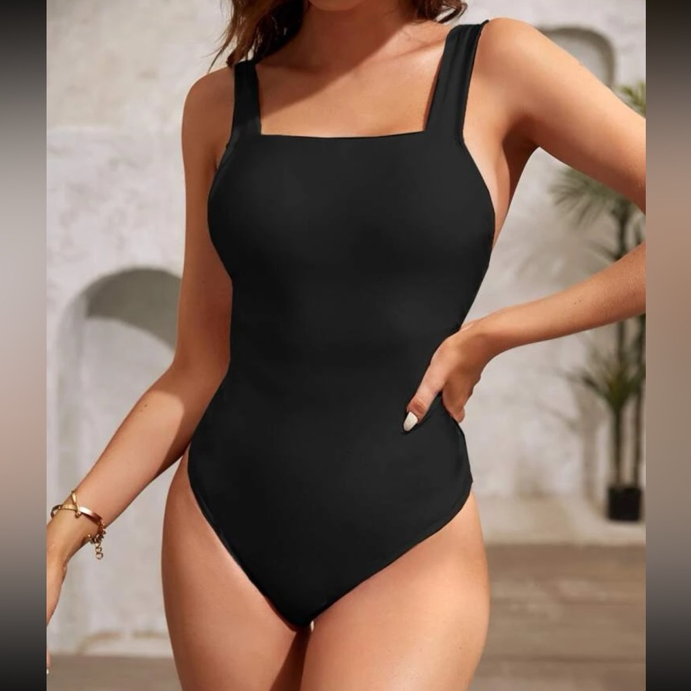 Luxe ruched one piece swimsuit